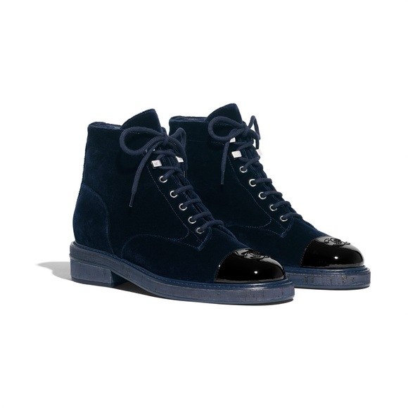 Chanel lace up combat boots - Picture 7 of 8